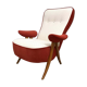 Vintage lounge chair fauteuil model 105 by Theo Ruth for Artifort