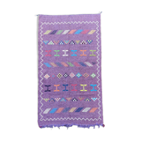 Tapis ethnique violet marocain