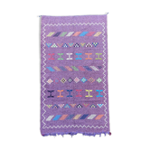 Tapis ethnique violet marocain