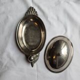 Vintage flat display for duck foie gras