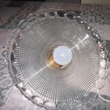 Glass hanging lamp of the 50s