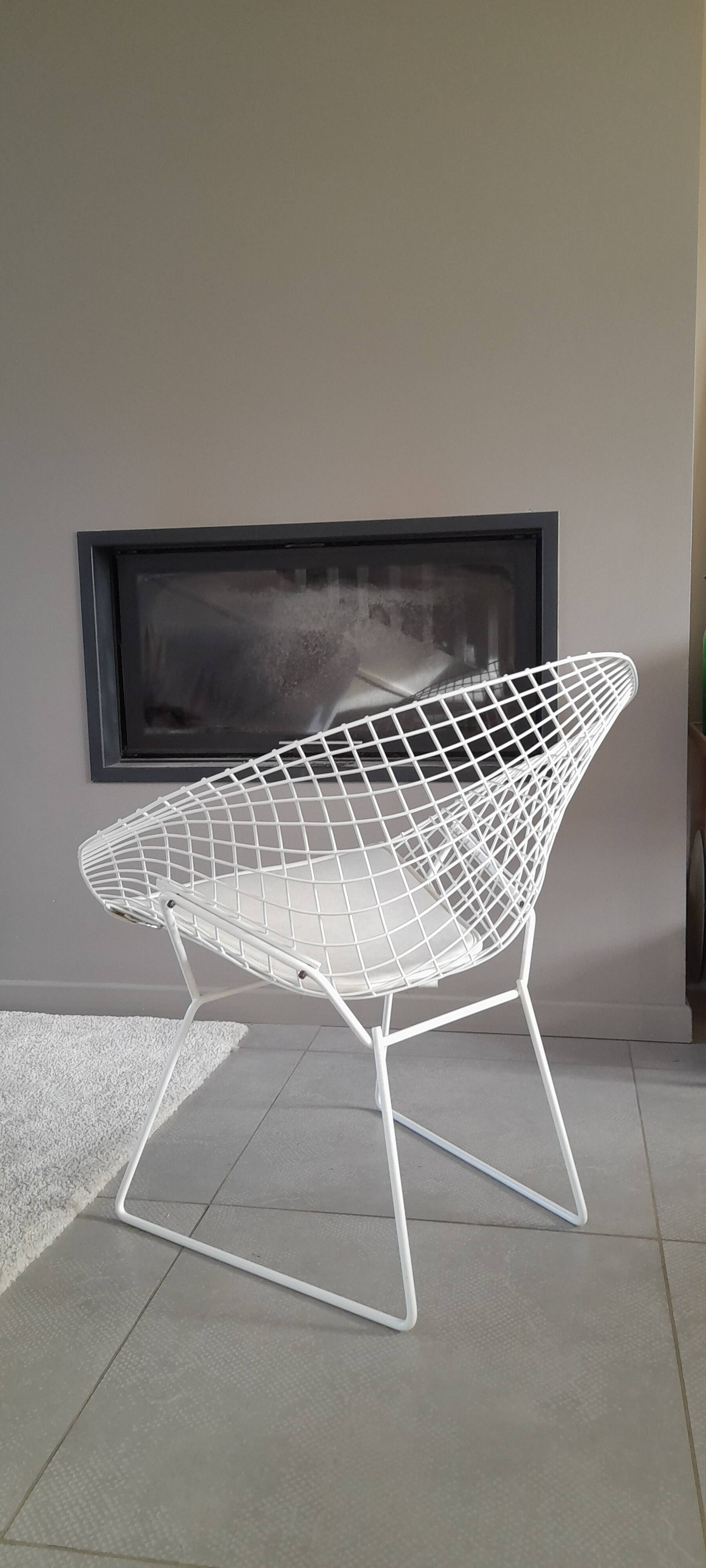 Fauteuil diamant vintage Knoll Harry Bertoia