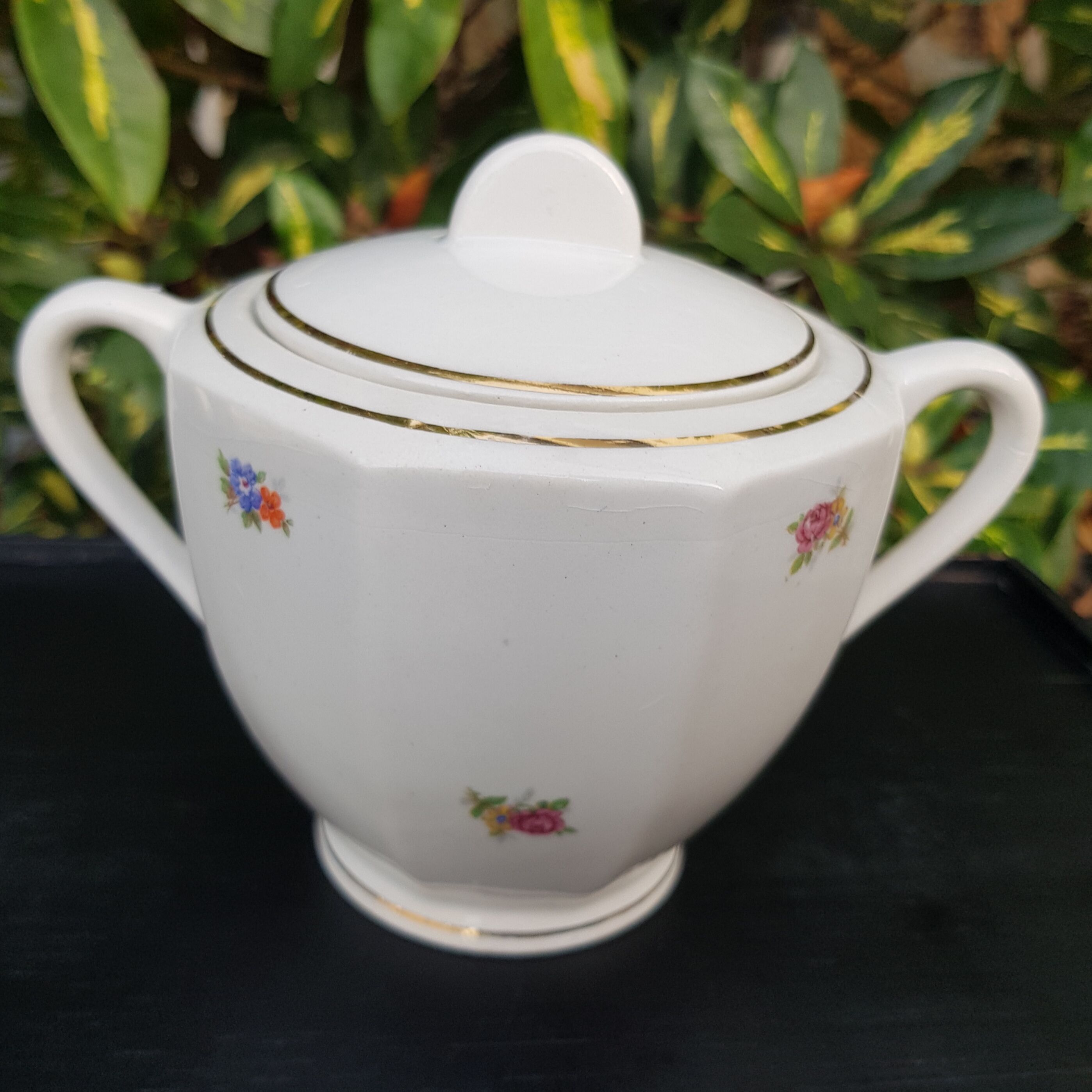 Sugar powder Badonviller porcelain