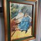 Oil painting on canvas, signed Hidalgo 1994, 46x58cm with frame.
