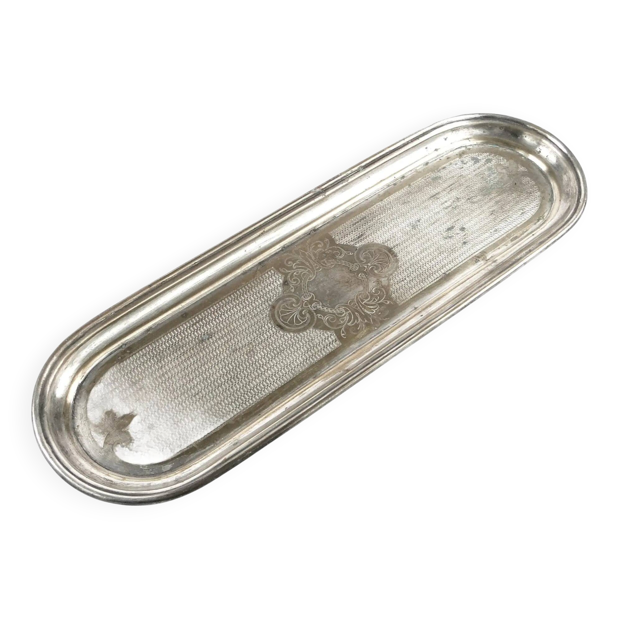 Eclectic tray for glasses, silver-plated brass, WMF, Germany, 19th century