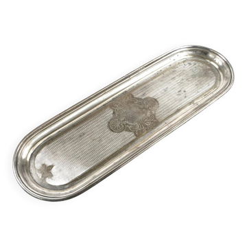 Eclectic tray for glasses, silver-plated brass, WMF, Germany, 19th century