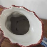 Barbotine Rooster pitcher carafe