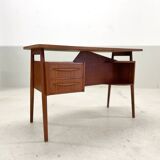 Petite Teak Desk By Gunnar Nielsen For Tibergaarden.