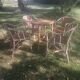 Garden rattan living room