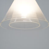 Italian double-blind glass suspension from the 1970s