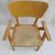 Vintage armchair child compass feet