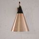 Lampe scandinave avec bras en teck