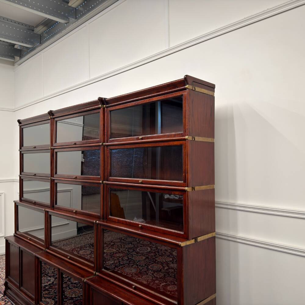Classic English Globe Wernicke Style Bookcase