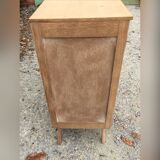 Commode 4 tiroirs vintage pieds compas