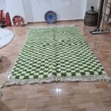 Handmade wool Berber rug 250x150 cm
