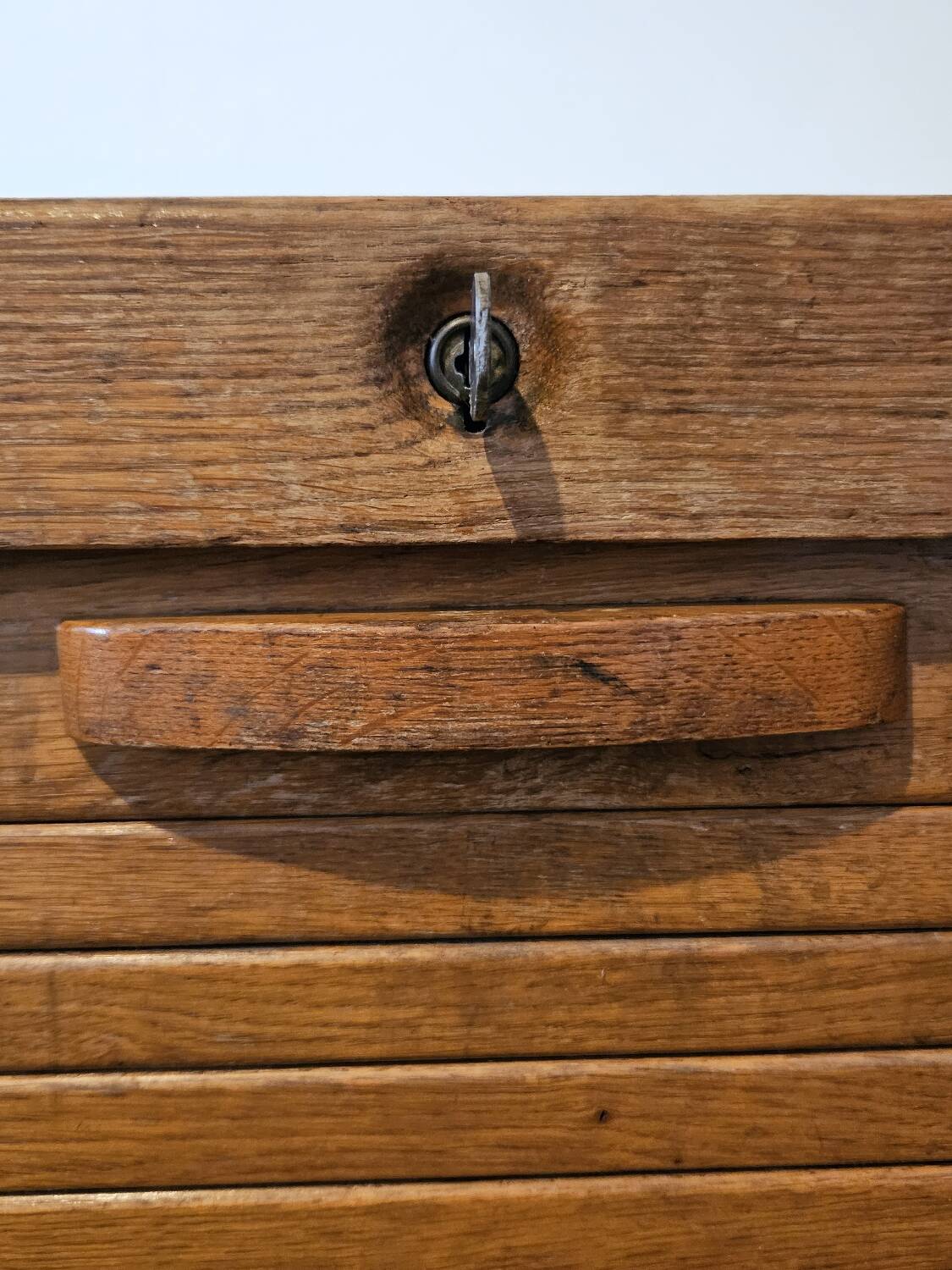 Wooden curtain file cabinet