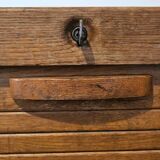 Wooden curtain file cabinet