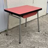 Red Formica table