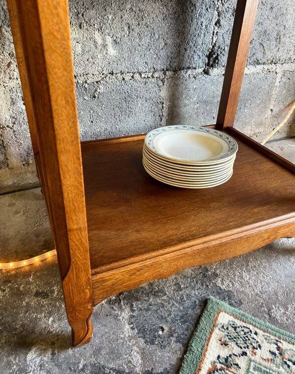 Vintage Napoleon III sideboard in solid oak.