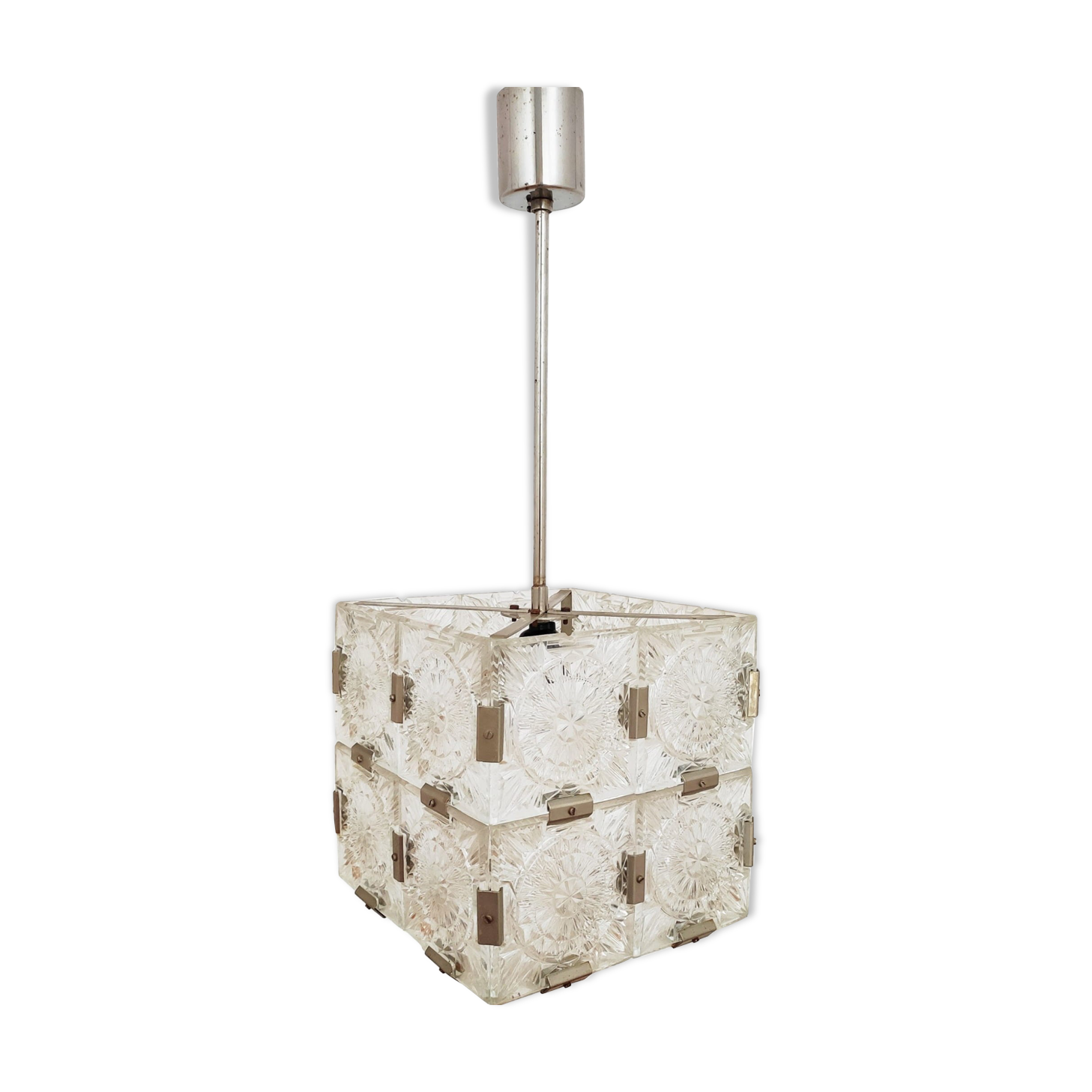 Czech Pendant Lamp by Kamenicky Senov for Kamenický Šenov, 1960s