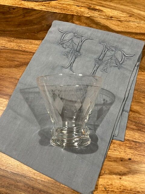 Série de 8 verres à eau Art Deco