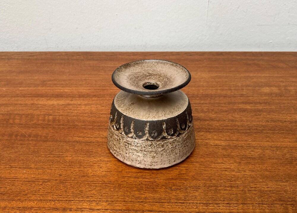 Danish Scandinavian pottery vase from the mid-century Lovemose Denmark, 1960s.