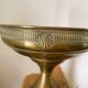 Vintage brass footed cup