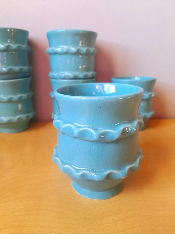 Yvon Roy ceramic mugs