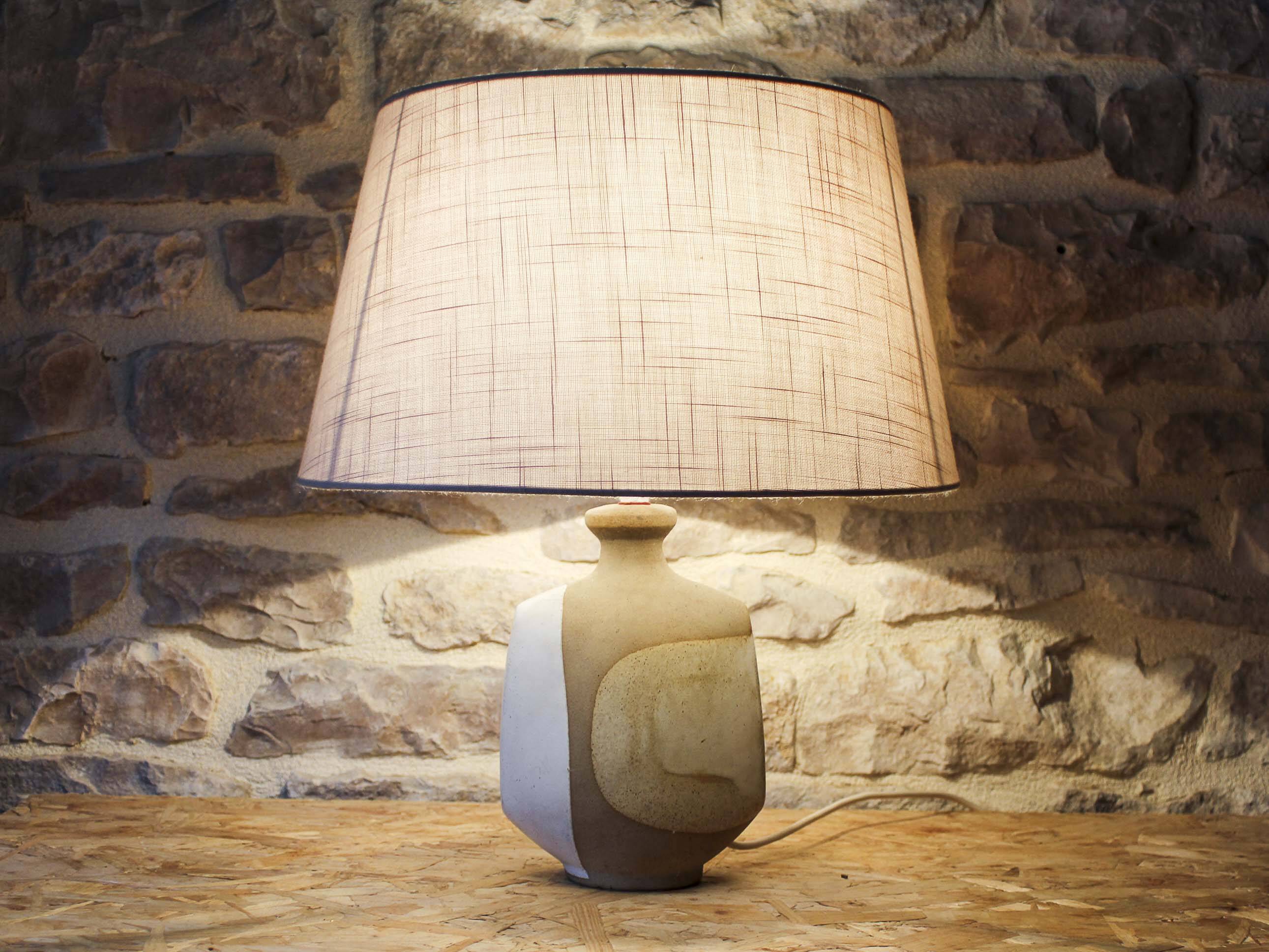 Ceramic lamp base Peter Ellery Tremaen Pottery 70s