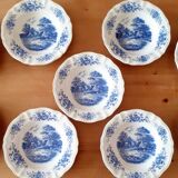 Assiettes creuses Sarreguemines  "romantic"