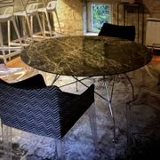 Table Kartell Glossy marbre round