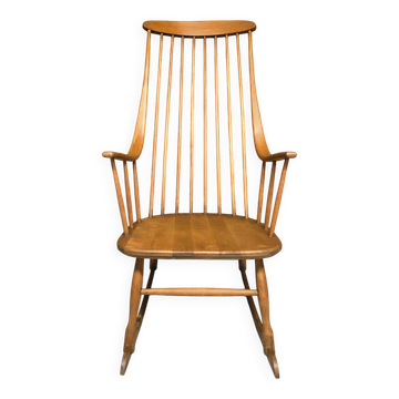 Rocking-chair suédois Lena Larsson – Nesto – années 60
