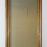 Louis Philippe mirror in gilded wood 150x90cm
