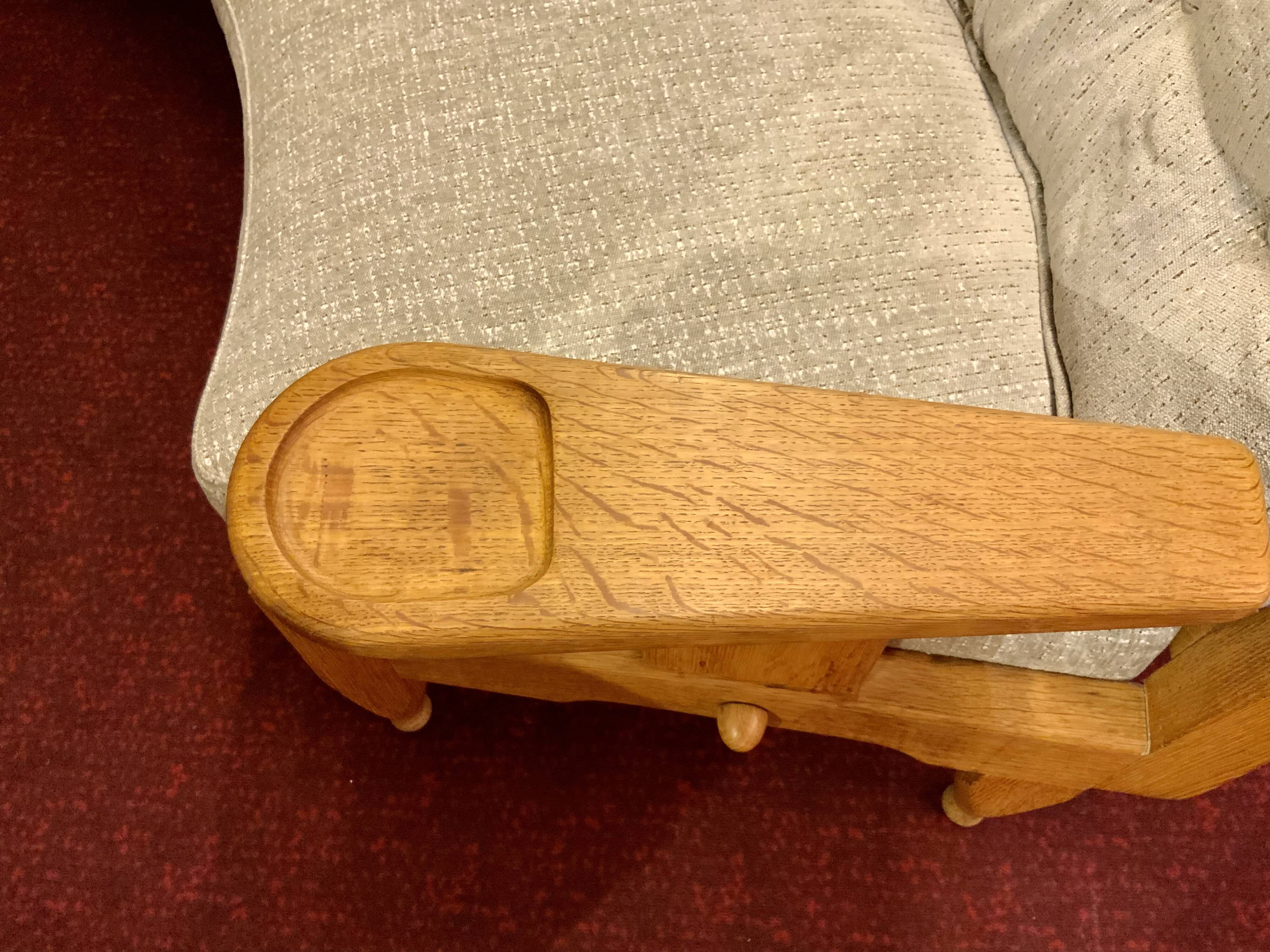 Sofa Guillerme and Chambron solid oak