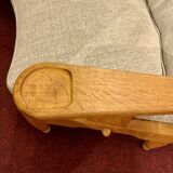 Sofa Guillerme and Chambron solid oak