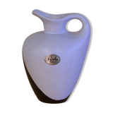 Pitcher ceramic white and black of the 1950s