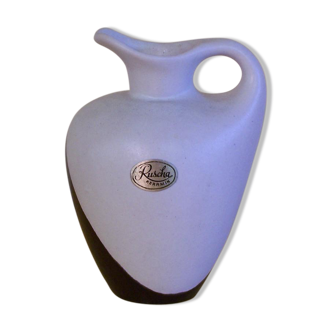Pitcher ceramic white and black of the 1950s