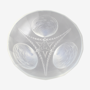 Large cut or empty Sabino pocket in opalescent glass art deco circa 1930