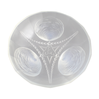 Large cut or empty Sabino pocket in opalescent glass art deco circa 1930