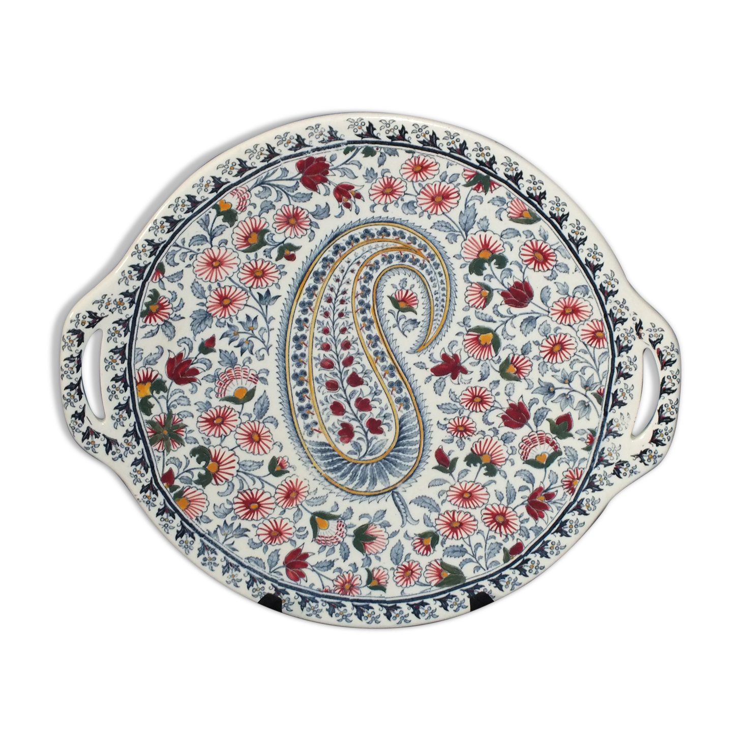 Gien pie dish decor Kashmir