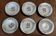 Deep plates series of six Niderviller stoneware, 20th century Cassandre decoration