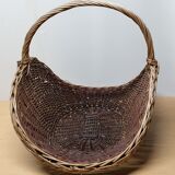 Wicker log basket