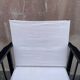 Foldable Steward's chair in wood painted black
