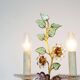 Incredible large gilt and crystal Floral table lamp by Palwa