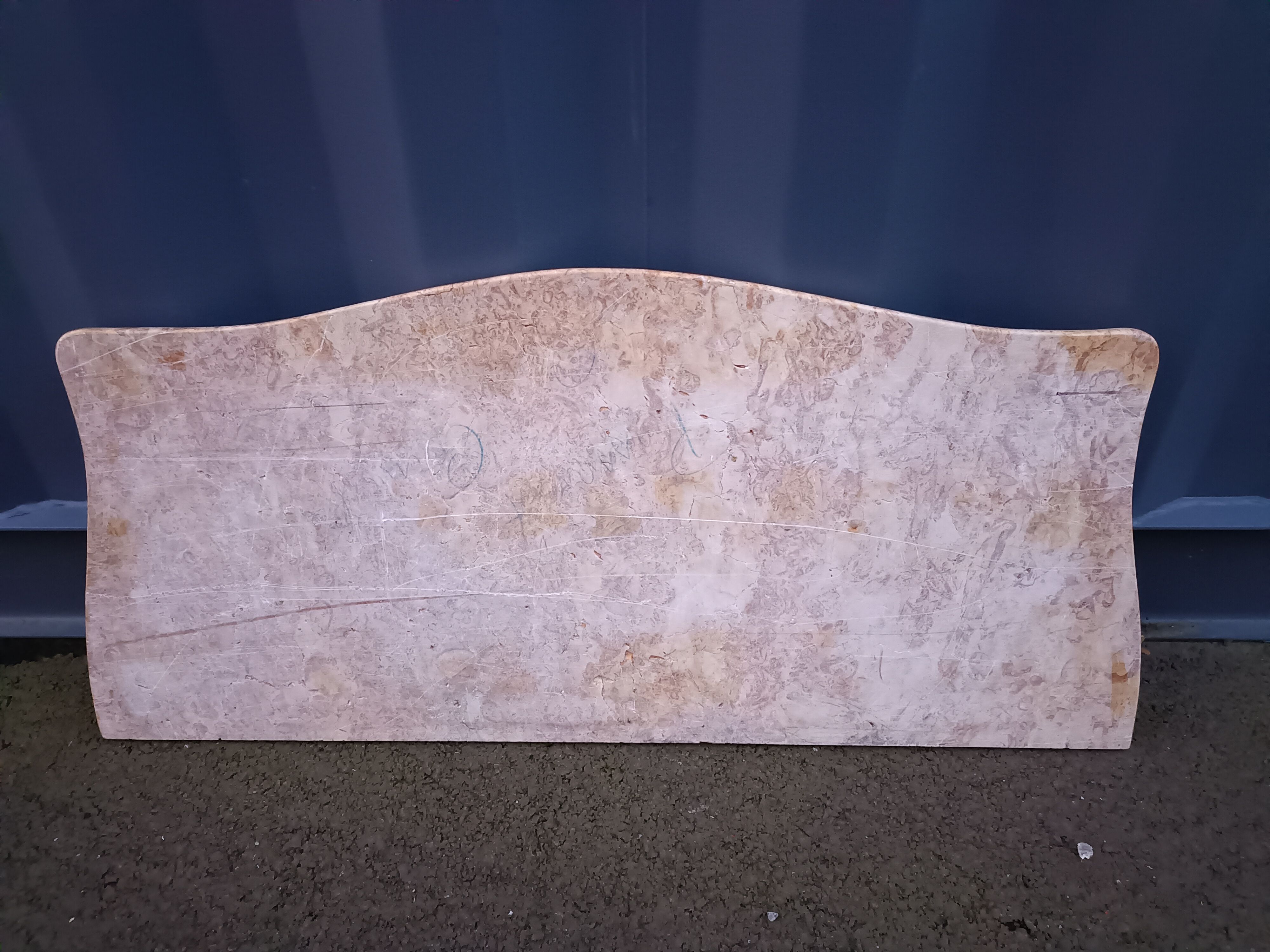 Chest of drawers marquetry marble top