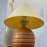 Wooden ball lamp 80s