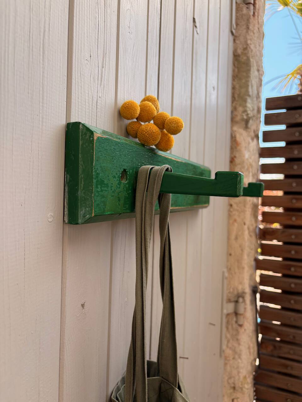 Vintage wooden coat hook