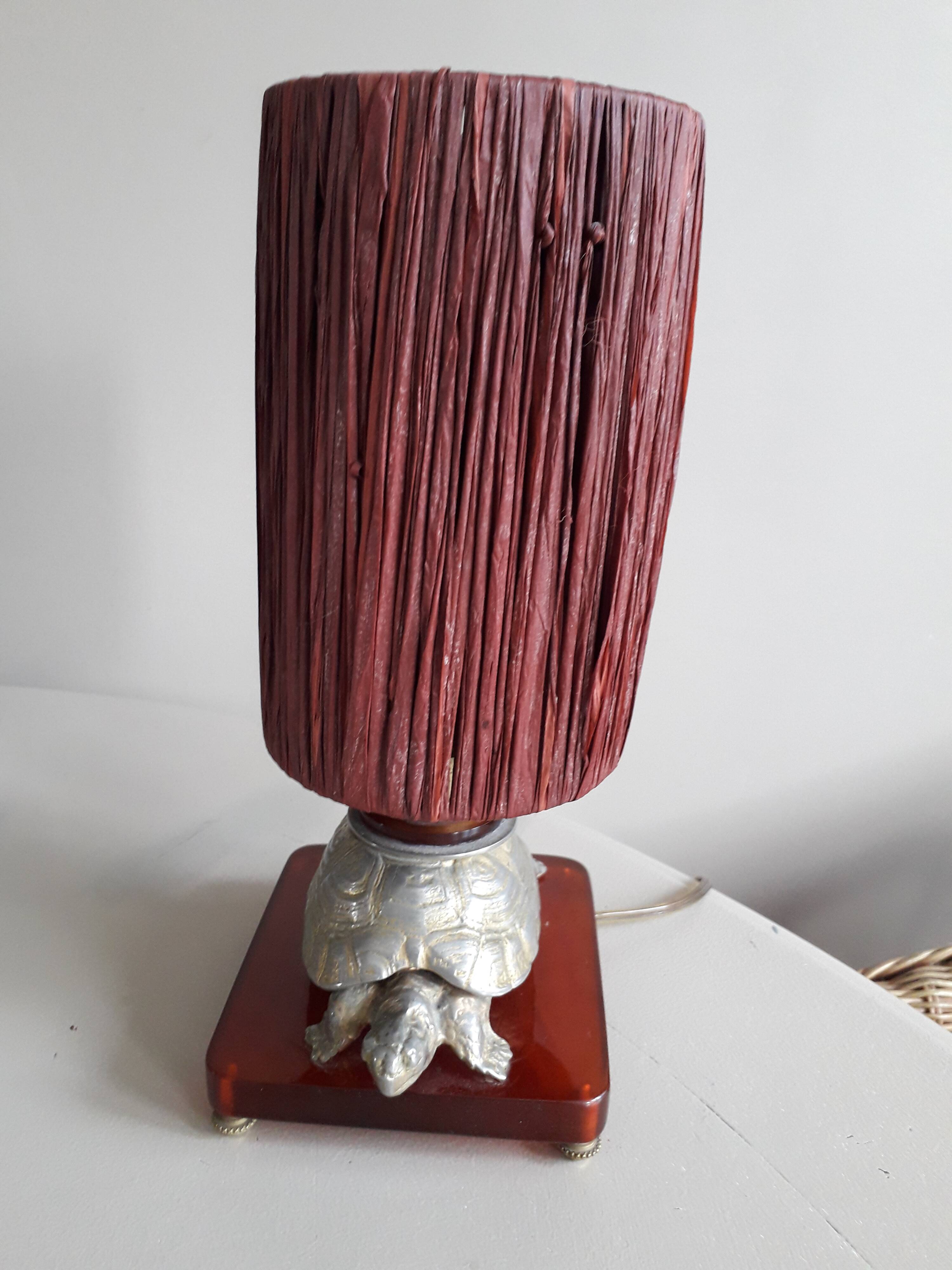 Turtle lamp from the 1940s