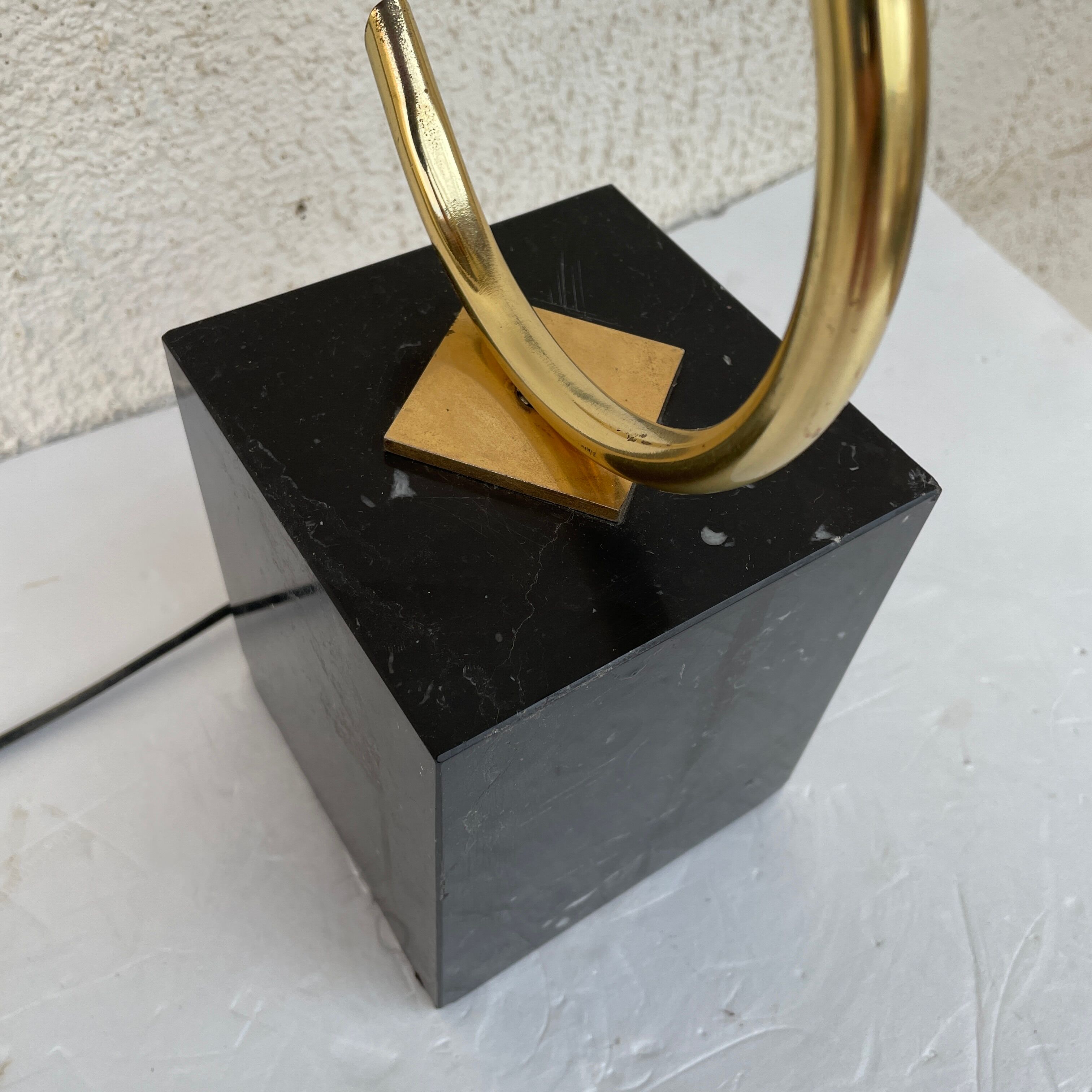 golden flower lamp design 1970