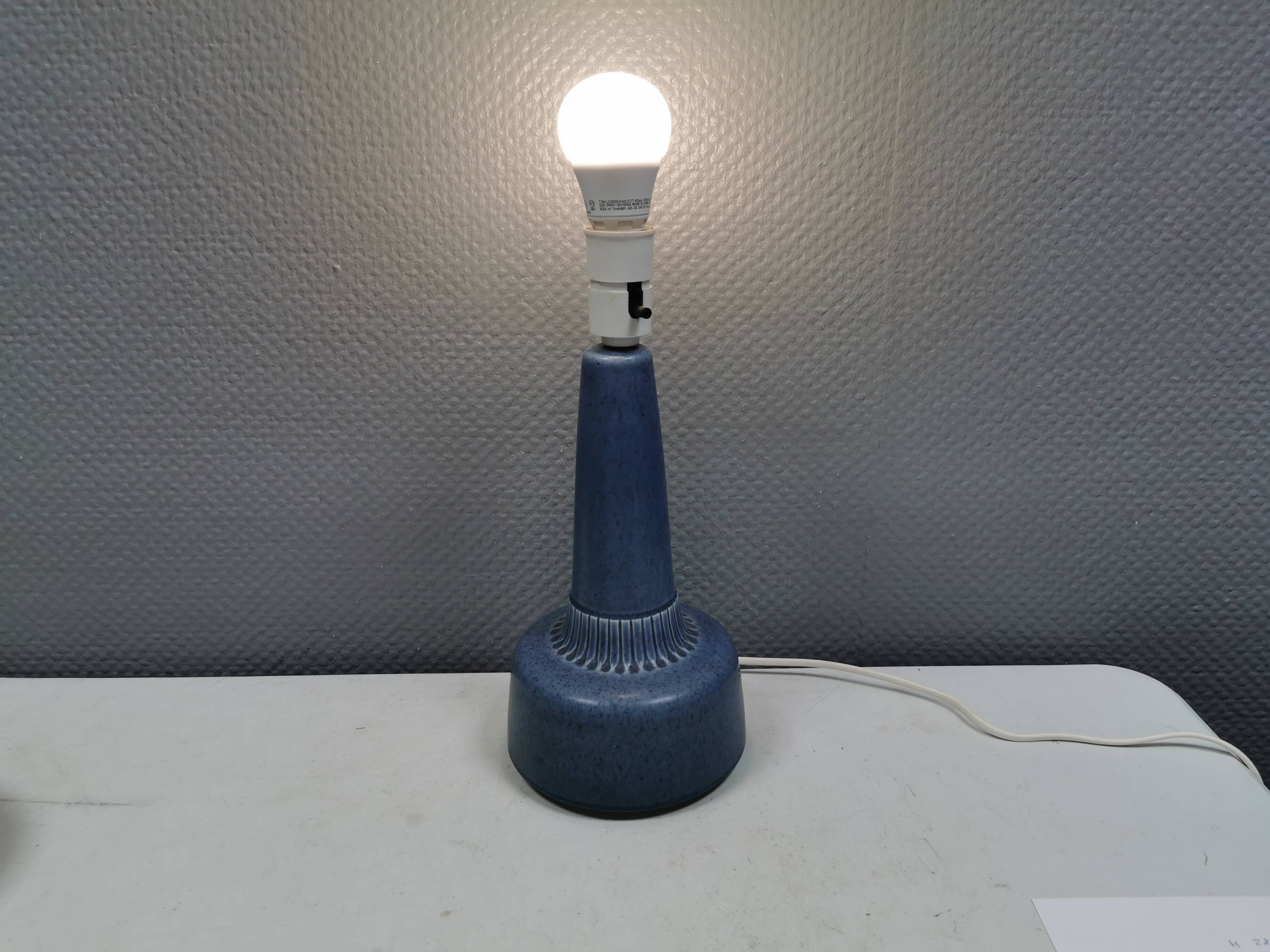 Ceramic table lamp, designed by Einar Johansen (EJ) Denmark 1970s